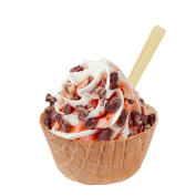 Sundae Extra Strawberry KitKat,Soft Ice Corner,Angelo,Good Choice;Small 3,35 - Large 3,85