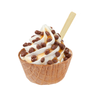 Sundae Extra Cookie Dough Daim,Soft Ice Corner,Angelo,Good Choice;Small 3,35 - Large 3,85