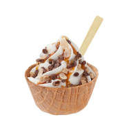 Sundae Extra Caramel Lion,Soft Ice Corner,Angelo,Good Choice;Small 3,35 - Large 3,85