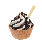 Sundae Extra Chocolade Oreo,Soft Ice Corner,Angelo,Good Choice;Small 3,35 - Large 3,85