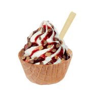 Sundae Extra Cherry KitKat,Soft Ice Corner,Angelo,Good Choice;Small 3,35 - Large 3,85
