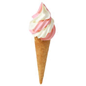 Cone Strawberry Vanilla,Alle;2,35