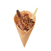 Super Cone Caramel Nuts,Soft Ice Corner,Angelo,Good Choice;4,95