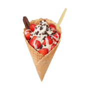 Super Cone Strawberry Cheesecake Flake,Soft Ice Corner,Angelo,Good Choice;4,95