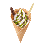 Super Cone Pistachio Brownie, Soft Ice Corner,Angelo,Good Choice;4,95